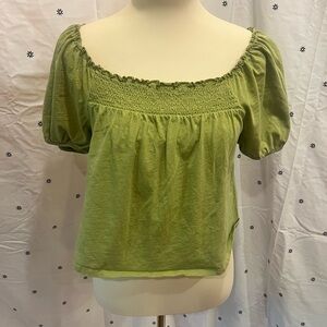 American Eagle size small green 100% cotton top